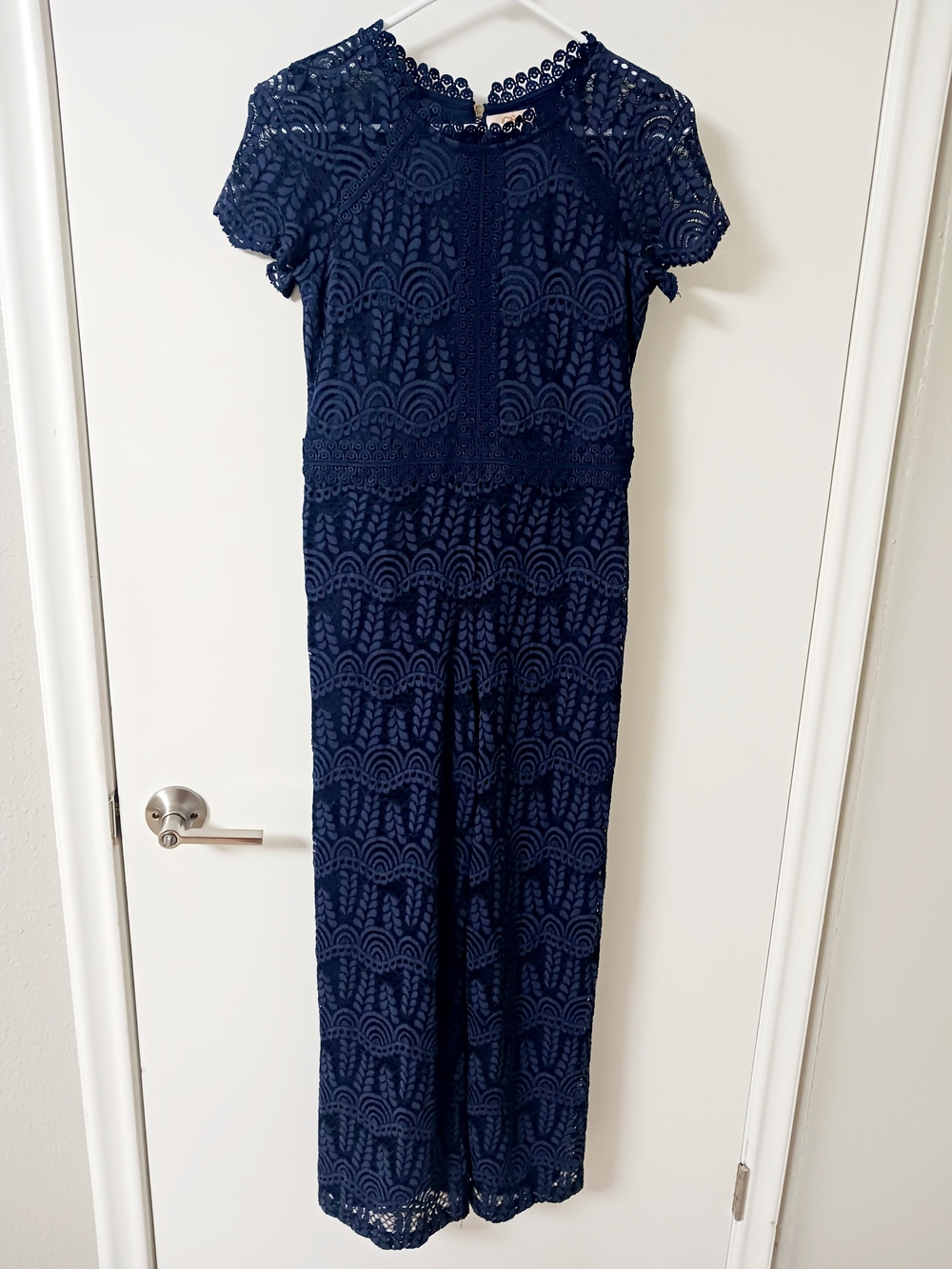 GB girls ..navy Lace Jumpsuit.